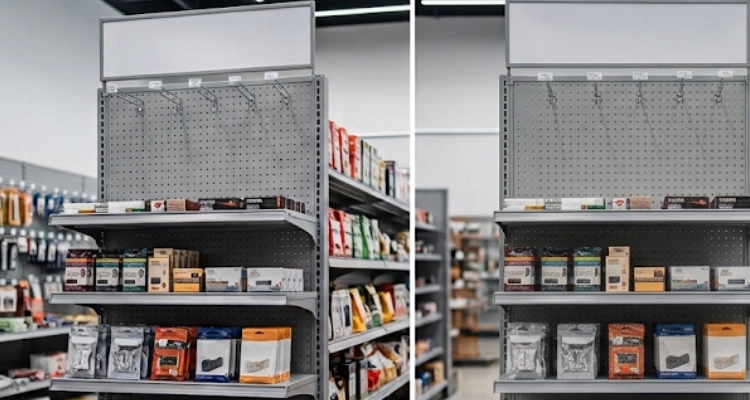 diferencia entre góndola, vitrina y exhibidor