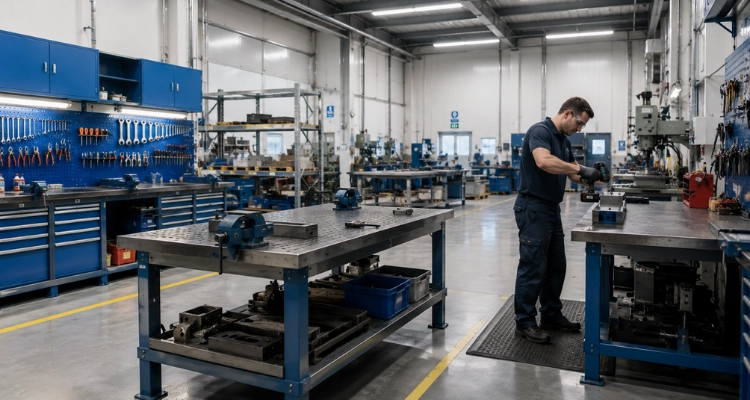mesas de trabajo industriales