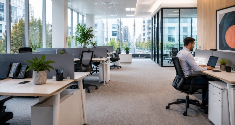 mobiliario de oficina ergonómico